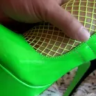 Sandra Otterson in 'Limegreen Faceblast'