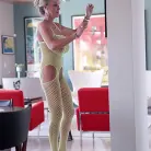 Sandra Otterson in 'Limegreen Faceblast'