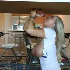 Sandra Otterson in 'Milking Table'