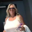 Sandra Otterson in 'Stairwell Suck-n-Swallow'