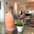 Sandra Otterson in 'Window Washer Surprise'